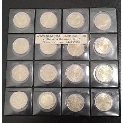 2 EUROS 2009 EMU @LOTE DE 16 PAISES@ CHIPRE, FINLANDIA, GRECIA, MALTA... MONEDAS CONMEMORATIVAS SC incluye ESPAÑA