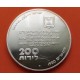 ISRAEL 200 LIROT 1980 TRATADO DE PAZ CON EGIPTO KM.104 MONEDA DE PLATA @IMPERFECCIONES@ silver coin