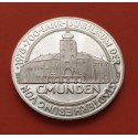 0,50 ONZAS x AUSTRIA 100 SCHILLINGS 1978 CIUDAD GMUNDEN KM.2938 MONEDA DE PLATA PROOF silver coin