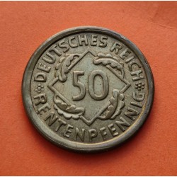 .ALEMANIA REPUBLICA WEIMAR 500 MARCOS 1923 A AGUILA SC- ALUMINIO