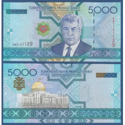 . TURKMENISTAN 5 MANAT 2003 Pick 2 SC BILLETE BANKNOTE