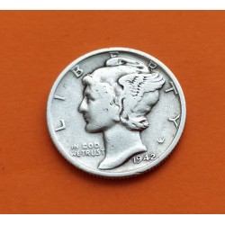 USA 10 CENTS DIME 1962 P ROOSVELT SILVER UNC