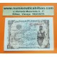 ESPAÑA 1 PESETA 1945 REINA ISABEL LA CATOLICA Serie D Pick 128 BILLETE SIN CIRCULAR SC PLANCHA Spain