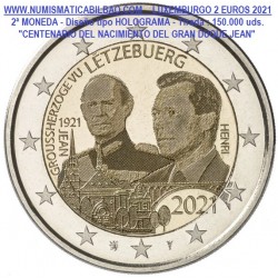 . 2 EUROS 2015 LUXEMBURGO ASCENSION AL TRONO SC MONEDA COIN