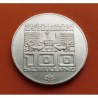 0,60 ONZAS x AUSTRIA 100 SCHILLINGS 1976 ESQUIADOR Reverso con AGUILA PEQUEÑA KM.2928 MONEDA DE PLATA SC- Osterreich silver