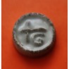 CHINA / TAILANDIA FICHA DE PROSTIBULO / APUESTAS s.XVIII a XIX MONEDA DE PORCELANA Thailand Siam PORCELAIN GAMING TOKEN Ref/2