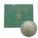 VATICANO 2 EUROS 2010 AÑO SACERDOTAL SC MONEDA CONMEMORATIVA EN CARTERA ESTUCHE OFICIAL COINCARD BLISTER