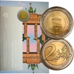 . 1x 2 EUROS 2015 SAN MARINO REUNIFICACION MONEDA CONMEMORATIVA