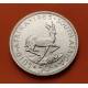 SUDAFRICA 50 CENTIMOS 1963 EENDRAG MAAK MAG y ANTILOPE KM.62 MONEDA DE PLATA SC- SUD SOUTH AFRICA silver