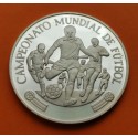 PERU 5000 SOLES DE ORO 1982 CAMPEONATO MUNDIAL DE FUTBOL ESPAÑA 82 KM.284 MONEDA DE PLATA PROOF