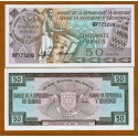 BURUNDI 50 FRANCOS 1993 NATIVO y ESCUDO Pick 28C BILLETE SC BANKNOTE UNC Francs Amafaranga