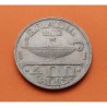 BRASIL 400 REIS 1936 LAMPARA MAGICA y OSWALDO CRUZ KM.539 MONEDA DE NICKEL MBC++ Brazil