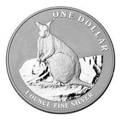 AUSTRALIA 1 DOLAR 2012 CANGURO PLATA Silver Kangaroo Känguru $1