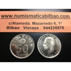 ESPAÑA 50 PESETAS 1980 * 81 MUNDIAL SIN CIRCULAR JUAN CARLOS I