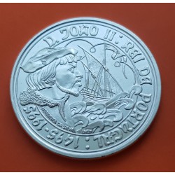 . 1000 ESCUDOS 1995 PORTUGAL BARCO REY JUAN II PLATA SC-