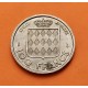 MONACO 100 FRANCOS 1956 PRINCIPE RAINIERO III KM.134 MONEDA DE NICKEL MBC++ Principado de 100 Francs