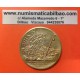 @OFERTA@ ESPAÑA MEDALLA CONMEMORATIVA PAPA PABLO VI CONCILIO 1964 BARCELONA CALICO BRONCE DORADO