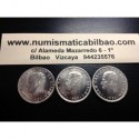 @OFERTA@ ESPAÑA 5 PESETAS 1982 + 5 PESETAS 1983 + 5 PESETAS 1984 JUAN CARLOS I NICKEL SC 3 MONEDAS