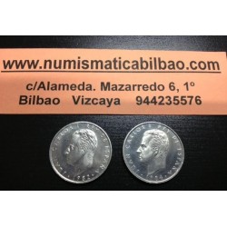 ESPAÑA 2 PESETAS 1982 + ESPAÑA 2 PESETAS 1984 M JUAN CARLOS I SIN CIRCULAR 2 pcs
