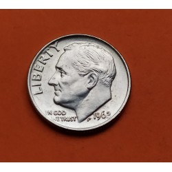 USA 10 CENTS DIME 1962 P ROOSVELT SILVER UNC
