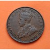 AUSTRALIA 1 PENIQUE 1923 REY JORGE V Ceca de MELBOURNE KM.23 MONEDA DE BRONCE MBC+ 1 Penny GEORGIUS V