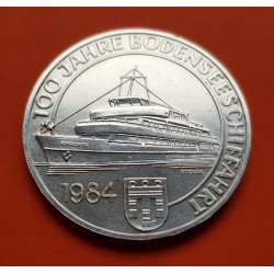 AUSTRIA 500 SCHILLINGS 1984 BARCO BODLAK KM.2967 MONEDA DE PLATA SC Osterreich silver coin