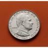 MONACO 1/2 FRANCO 1982 PRINCIPE RAINIERO III KM.145 MONEDA DE NICKEL SC- 50 Centimes Principado de