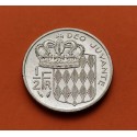 MONACO 1/2 FRANCO 1982 PRINCIPE RAINIERO III KM.145 MONEDA DE NICKEL SC- 50 Centimes Principado de