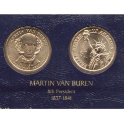 ESTADOS UNIDOS 1 DOLAR 2008 P PRESIDENTE 8 - MARTIN VAN BUREN SC
