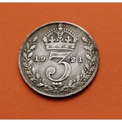 . 3 PENCE 1900+1902+1908+1910+1914+1918+1919 PLATA INGLATERRA