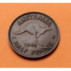 NUEVA ZELANDA 1 PENIQUE 1947 BRONCE KM*13 New Zealand Penny