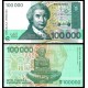 EPOCA DE HIPERINFLACIÓN x CROACIA 100000 DINARA 1993 RUDER BOSKOVIC Pick 27 BILLETE SC Croatia UNC BANKNOTE
