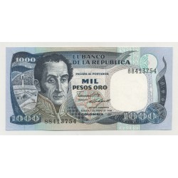 COLOMBIA 1000 PESOS 1994 SIMON BOLIVAR  HEROES DEL PÀNTANO Pick 438 BILLETE SC UNC BANKNOTE