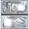 COLOMBIA 1000 PESOS 1986 SIMON BOLIVAR HEROES DEL PÀNTANO Pick 438 BILLETE SC UNC BANKNOTE