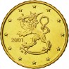 FINLANDIA 10 CENTIMOS 2001 LEON MONEDA DE LATON SC Finnland 10 Cent Euro coin