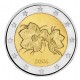 FINLANDIA 2 EUROS 2006 FLORES MONEDA BIMETALICA SC Finnland 2€ coin