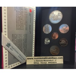 CANADA 1989 PRESTIGE PLATA 1 DOLAR FLEUVE MACKENZIE RIVER SILVER DOLLAR