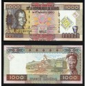 GUINEA 1000 FRANCOS 2010 NIÑA, EXCAVADORA y CAMION Pick 43 BILLETE SC Guinee UNC BANKNOTE