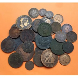 . ESPAÑA 2 CENTIMOS 1904 1905 1911 1912 COBRE MBC+ 5 Monedas