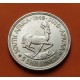SUDAFRICA 5 SHILLINGS 1949 ANTILOPE REY JORGE VIKM.40.1 MONEDA DE PLATA EBC- South Africa