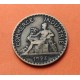 FRANCIA 1 FRANCO 1924 DAMA CHAMBRE DE COMMERCE KM.876 MONEDA DE LATON MBC France 1 Franc