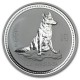 AUSTRALIA 1 DOLAR 2006 AÑO DEL PERRO 1ª SERIE LUNAR MONEDA DE PLATA $1 dollar silver 1 ONZA OZ OUNCE YEAR OF THE DOG