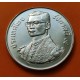 @RARA@ THAILANDIA 150 BAHT 1978 Rey RAMA IX 9ª CONFERENCIA SOBRE ORQUIDEAS KM.123 MONEDA DE PLATA @LUJO@ silver