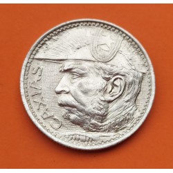 BRASIL 2000 REIS 1935 GENERAL CAIXAS y ESPADA KM.535 MONEDA DE PLATA EBC- Brazil silver coin