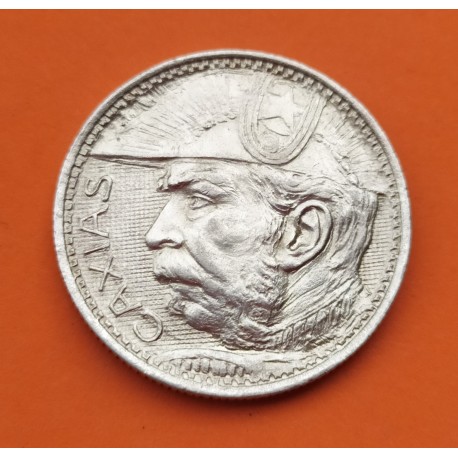 BRASIL 2000 REIS 1935 GENERAL CAIXAS y ESPADA KM.535 MONEDA DE PLATA EBC- Brazil silver coin