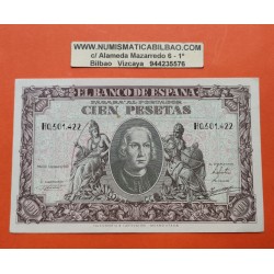 ESPAÑA 100 PESETAS 1940 CRISTOBAL COLON D.577 MBC+ Pick 118