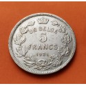 BELGICA 5 FRANCOS 1931 / UN BELGA ALBERT ROI DES BELGES KM.97.1 MONEDA DE NICKEL MBC Belgium