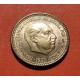 ESPAÑA 1 PESETA 1953 * 19 61 FRANCISCO FRANCO KM.775 MONEDA DE LATON SC Sin Circular ESTADO ESPAÑOL Ref/3