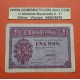ESPAÑA 1 PESETA 1937 OCTUBRE 12 BURGOS Color ROSA Serie F 2453691 Pick 104A BILLETE CIRCULADO @RARO@ Spain banknote
