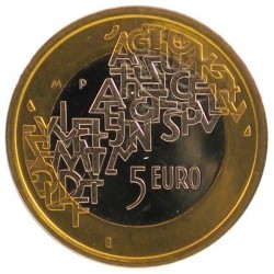 FINLANDIA 5 EUROS 2006 PRESIDENCIA DE EUROPA MONEDA BIMETALICA SC Finnland 5€ commemorative coin